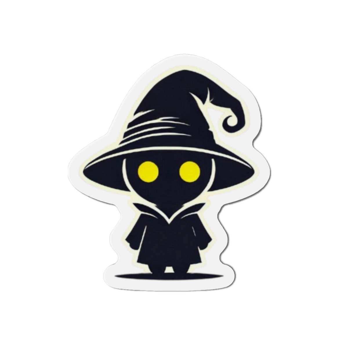 Adorable Black Mage-Inspired Die-Cut Magnet Fantasy Gaming Décor FFIX Vivi