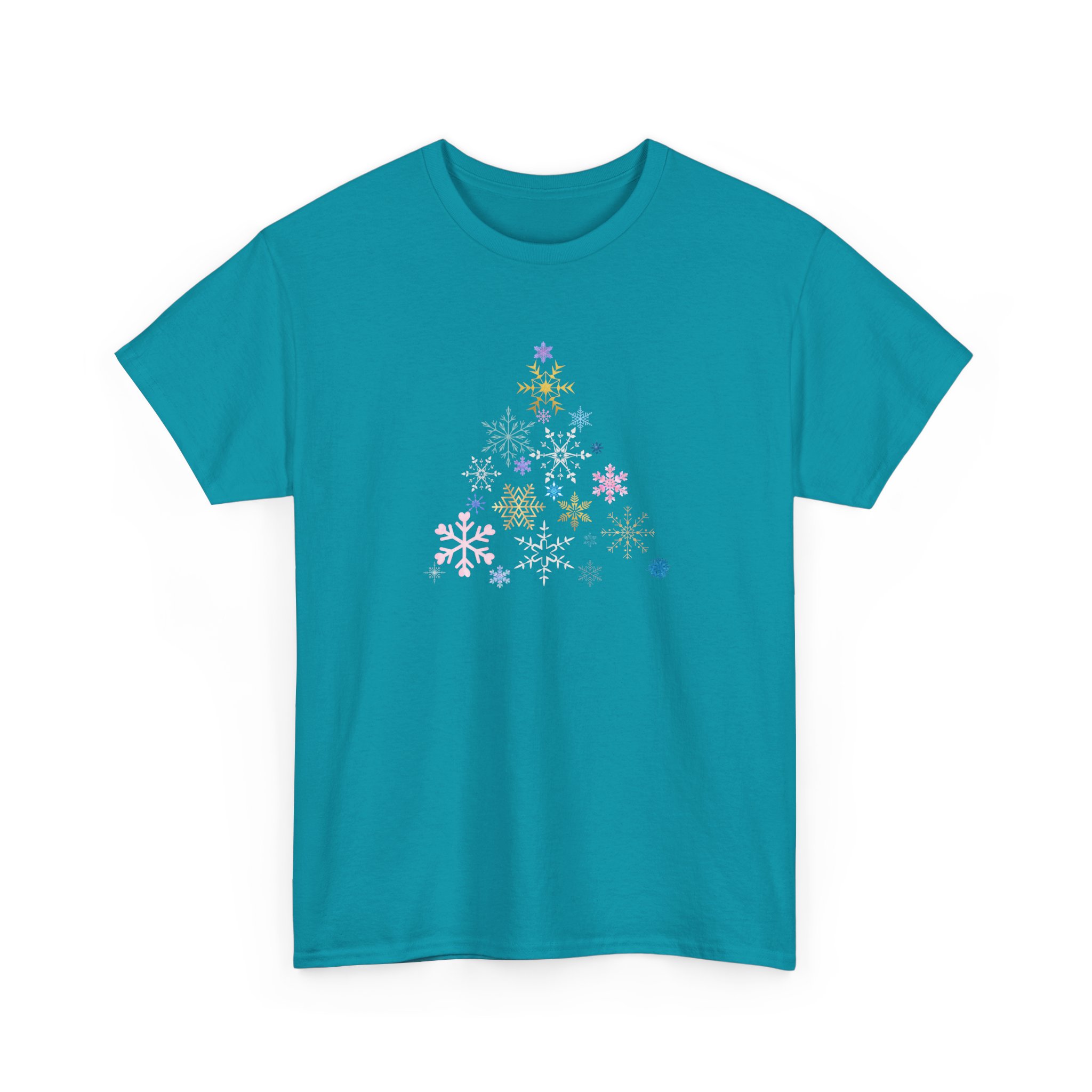 Christmas Tree Snowflake T-Shirt, Festive and Fun, Colorful Design, Holiday Tee for Winter Celebrations, Unisex Cotton Tee, Christmas Gift - Image 19
