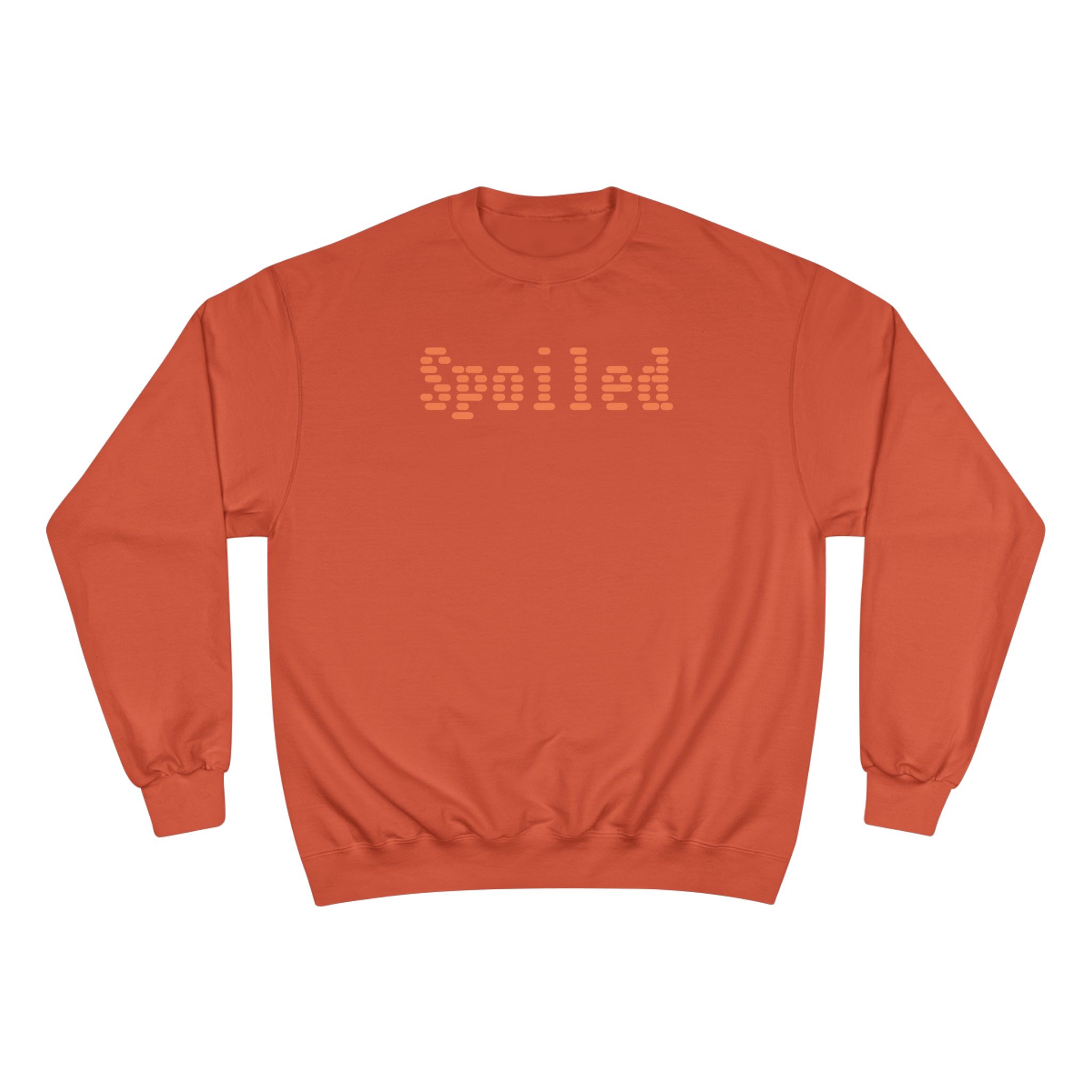 Spoiled Sweatshirt, Mono Color Design, CHAMPION BRAND - Image 9