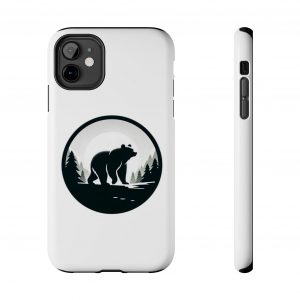 Tough Phone Case  Majestic Bear in the Forest Design