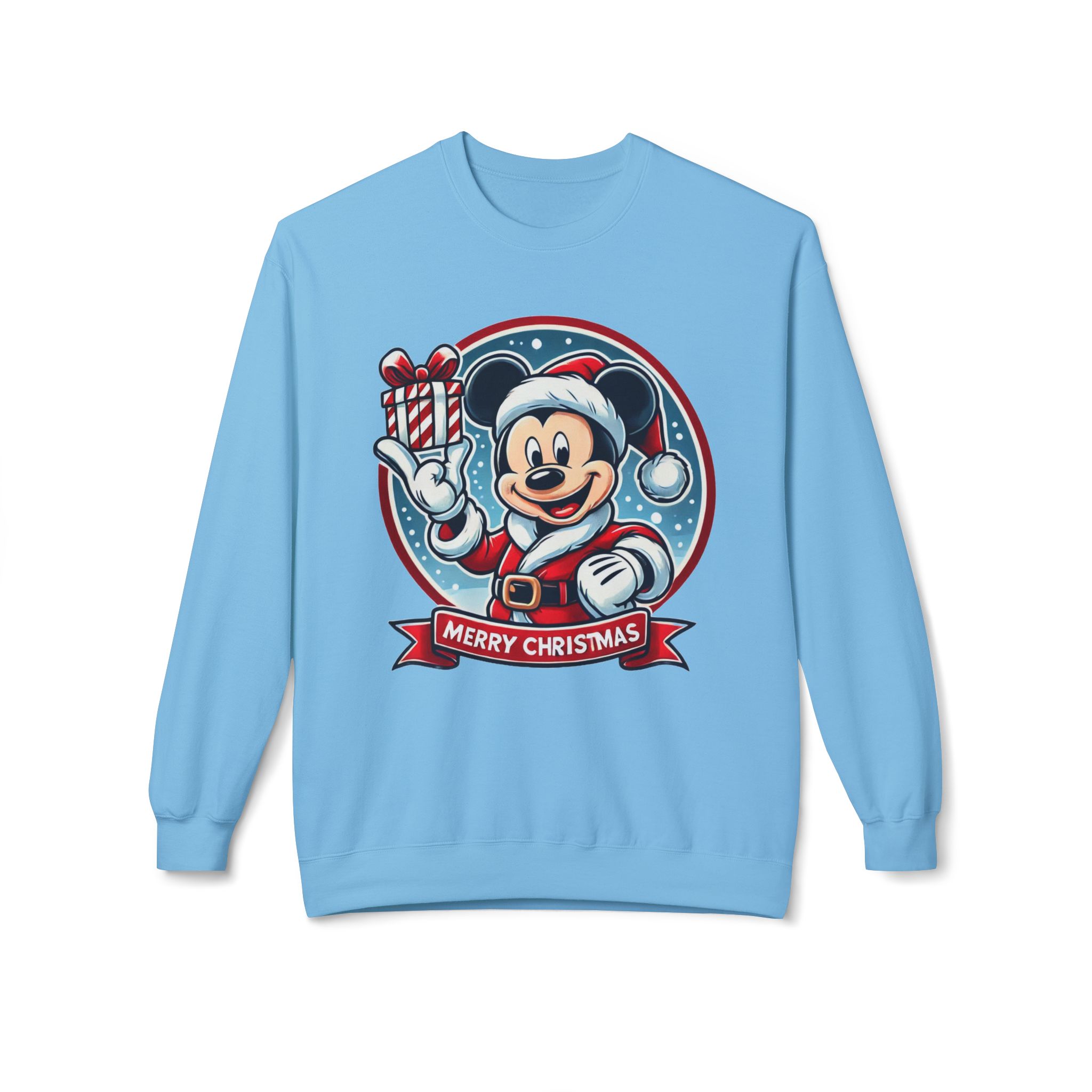 Festive Mickey Mouse Santa Sweatshirt - Merry Christmas Holiday Pullover - Disney Christmas Gift - Image 17
