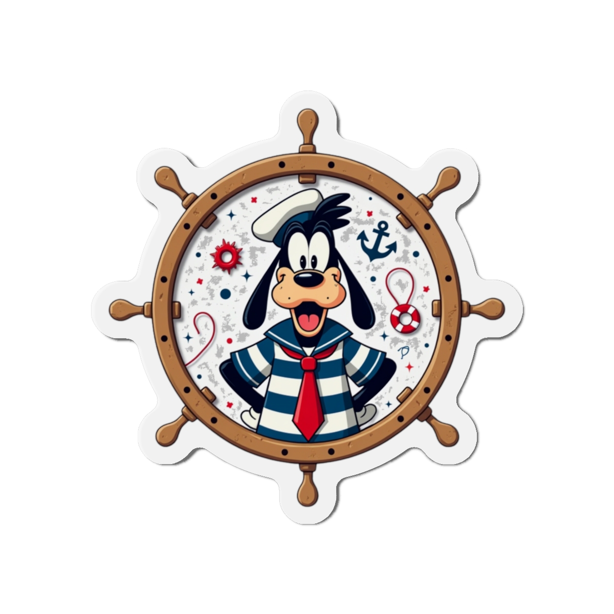 Nautical Goofy Magnet, Disney Cruise Line, Cruise Cabin Door Magnet - Image 4