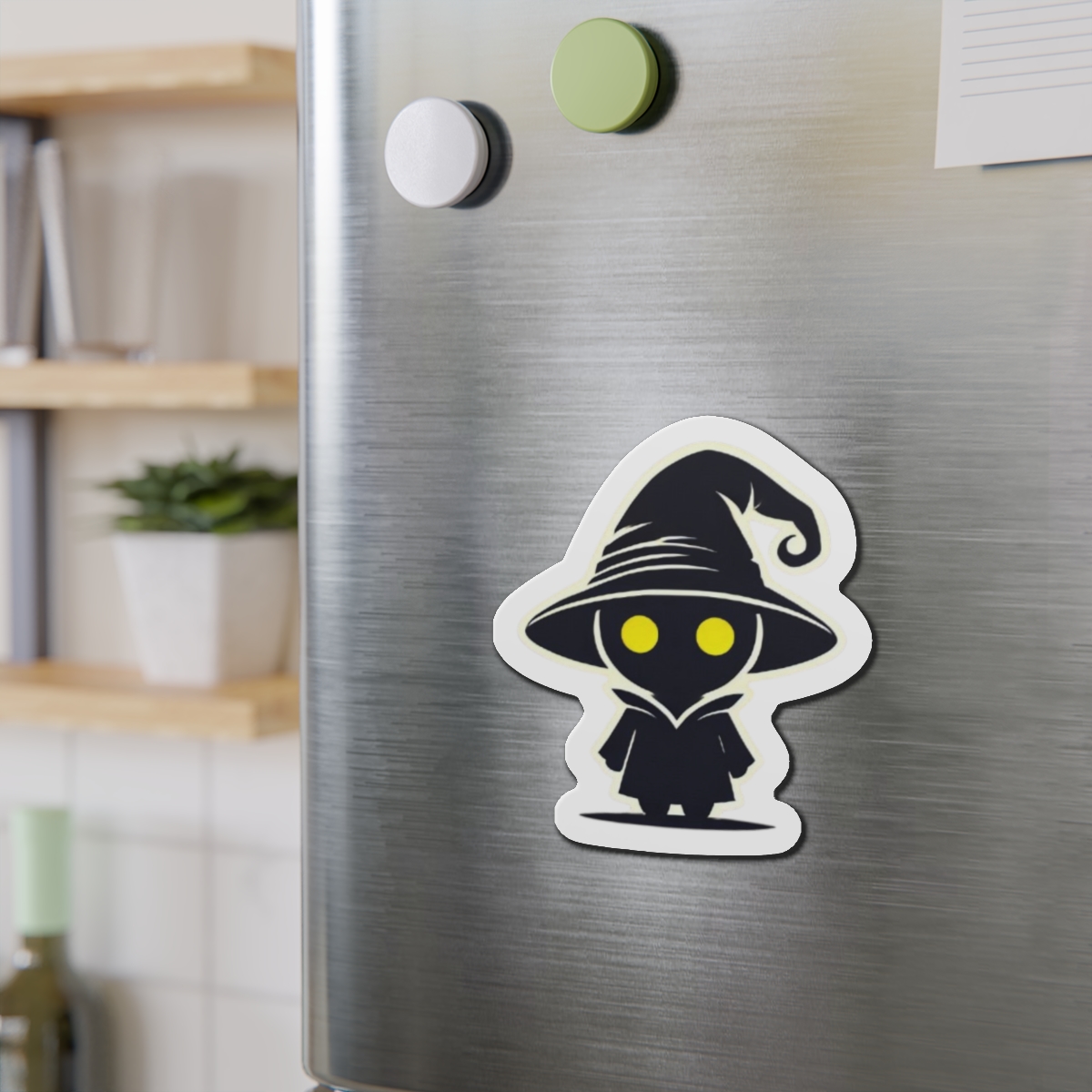 Adorable Black Mage-Inspired Die-Cut Magnet Fantasy Gaming Décor FFIX Vivi - Image 12