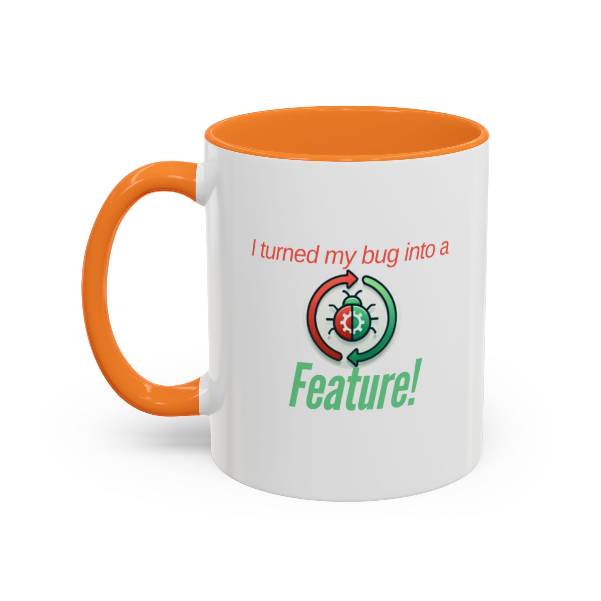 I Turned My Bug Into a Feature! Funny Programmer TwoTone Coffee Coding Humor Gift for Developers, Software Engineers and Tech Enthusiasts - Image 16