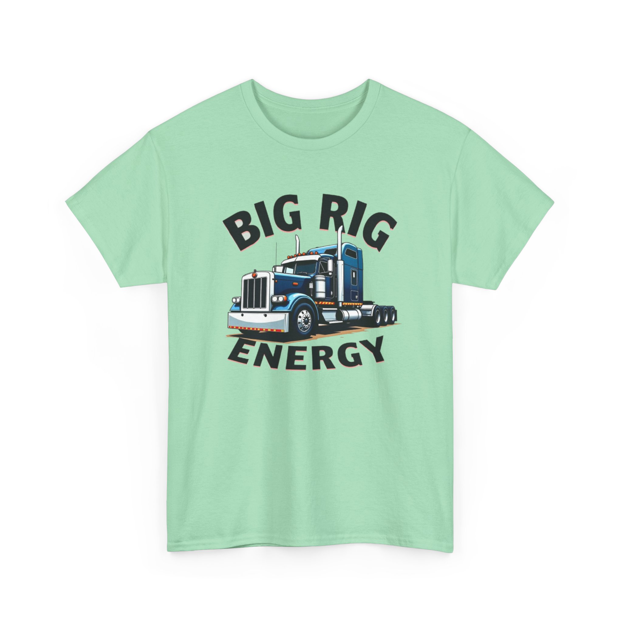 Big Rig Energy Unisex Heavy Cotton Tee, Funny Trucker Shirt, Gag Gift, Funny Truck Driver Shirt, Truck Lover Gift, Trucker Tee Shirt - Image 23